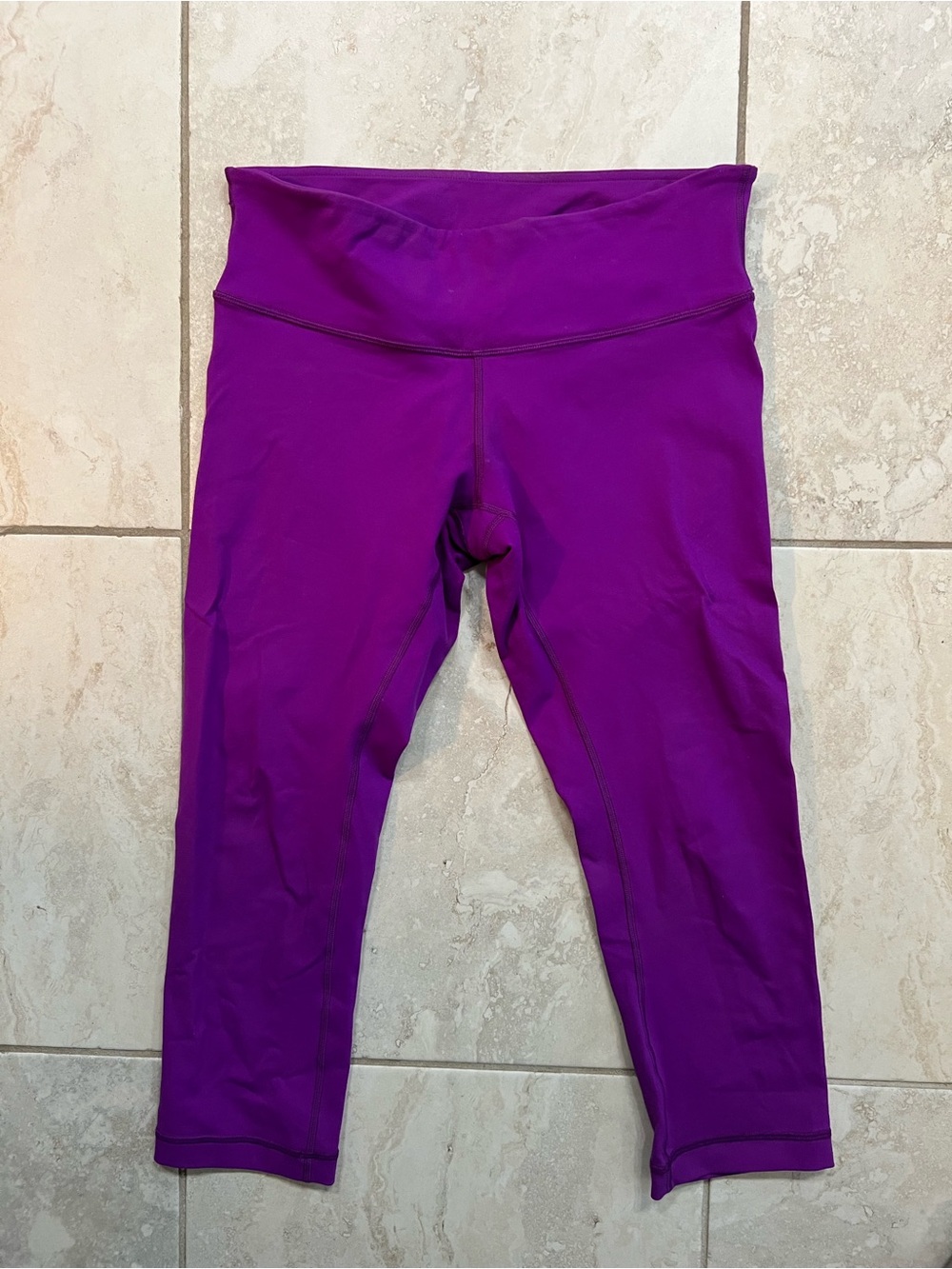 lululemon athletica Bright Purple Capri Leggings